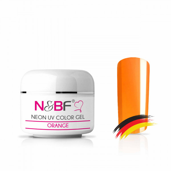 Nails & Beauty Factory Neon UV Color Gel Orange Farbgel 5 ml