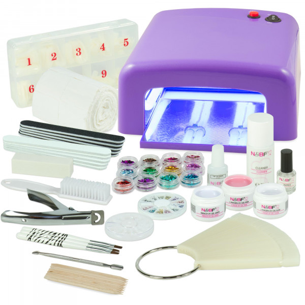 Starter Set di gel UV salone per manicure lilla