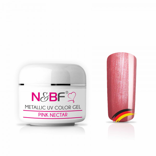 Nails & Beauty Factory Metallic UV Colorgel Pink Nectar Farbgel 5 ml