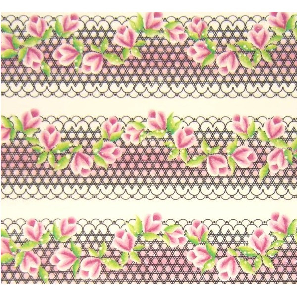 Sticker di nail art Flower