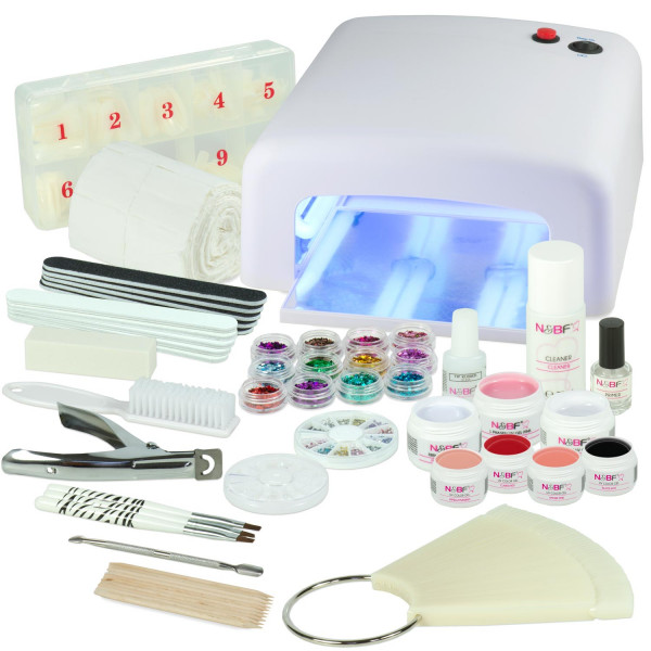 Nails & Beauty Factory UV Gel Starter-Set Favorite Colors Weiss